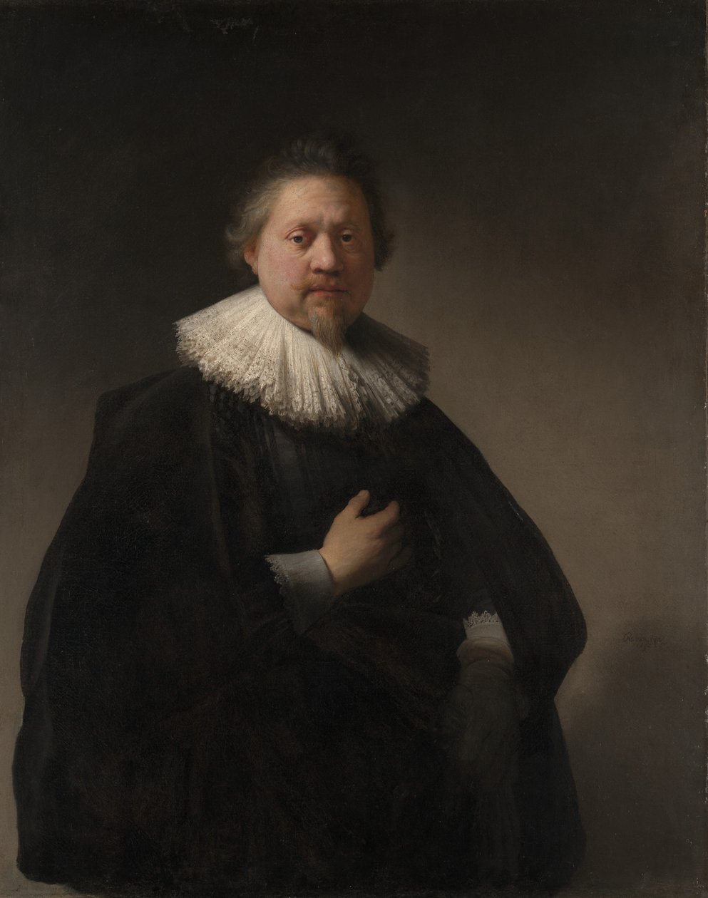 Ritratto di un uomo, probabilmente un membro della famiglia Van Beresteyn da Rembrandt van Rijn