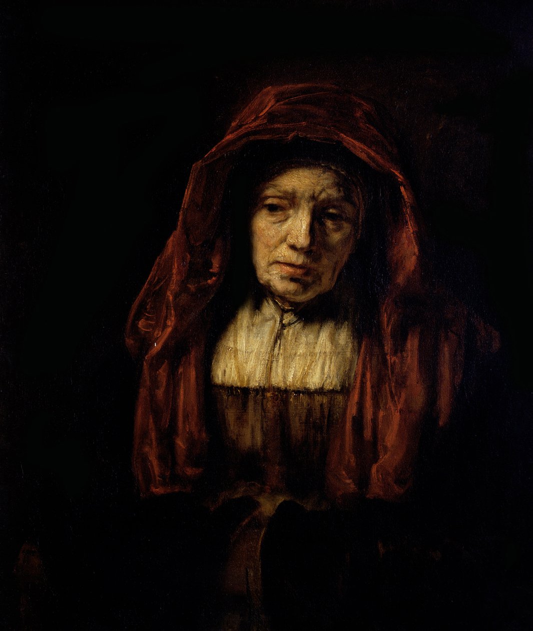 Ritratto di una vecchia donna da Rembrandt van Rijn