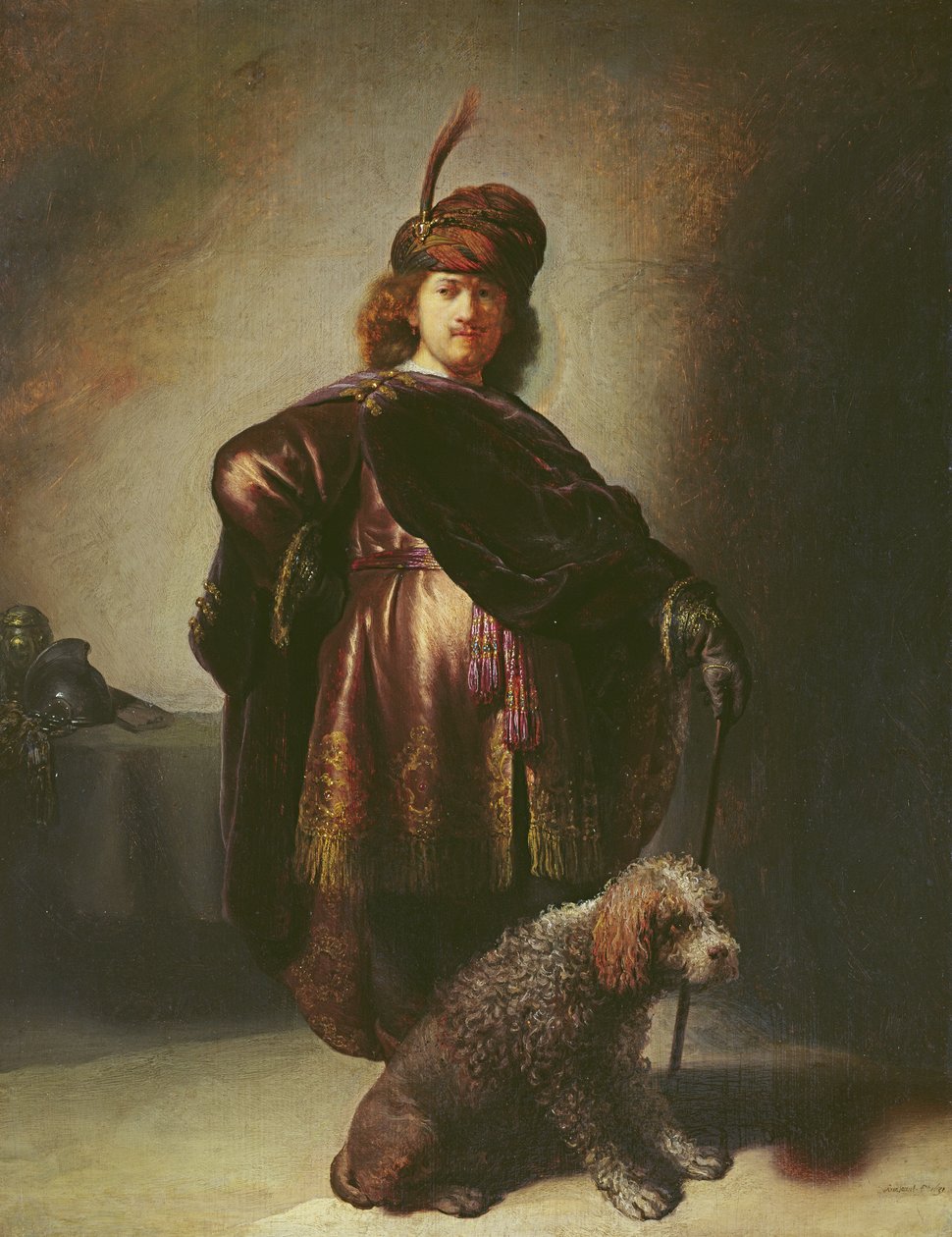 Autoritratto in costume orientale, 1631 da Rembrandt van Rijn