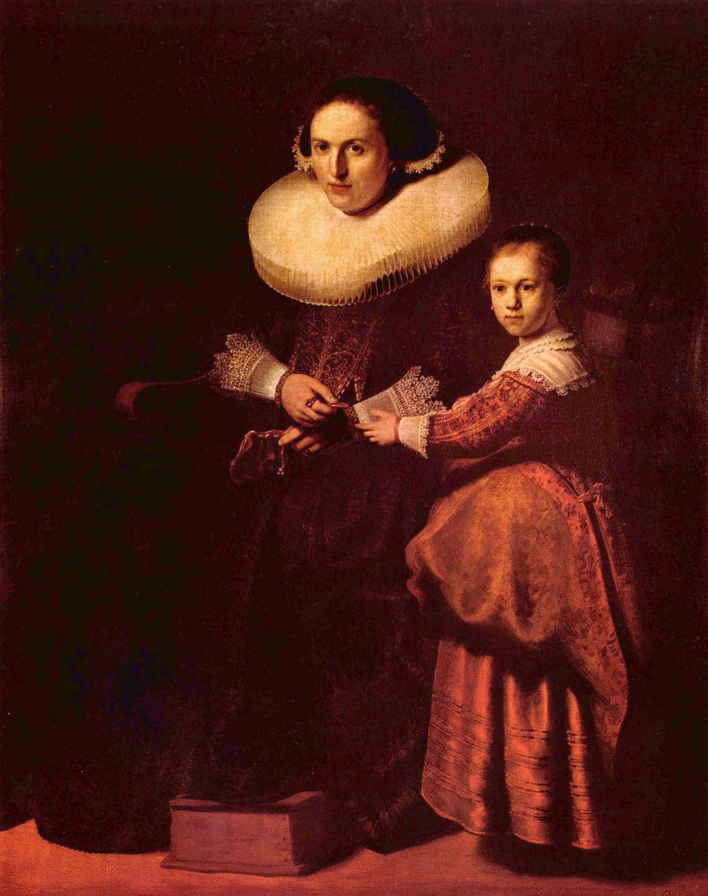 Susanna van Collen e sua figlia Anna da Rembrandt van Rijn
