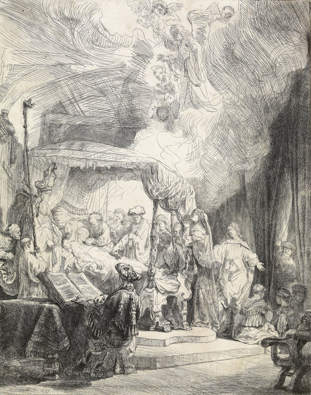 La Morte della Vergine, 1639 da Rembrandt van Rijn