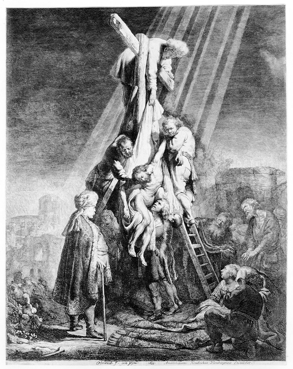 La Deposizione, 1633 da Rembrandt van Rijn