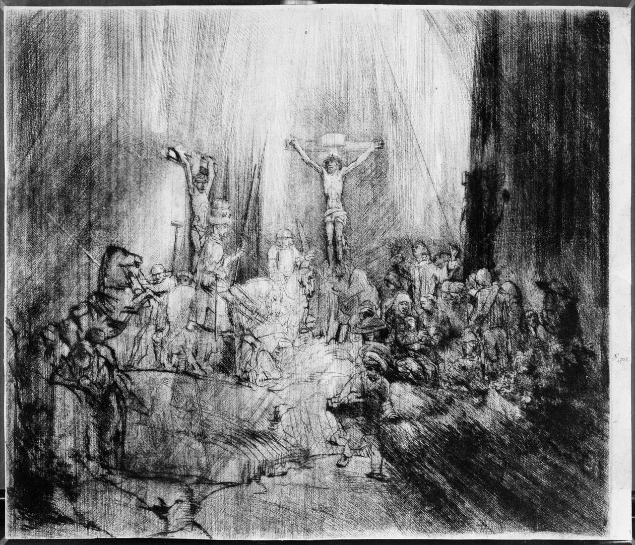 Le Tre Croci, 1653 da Rembrandt van Rijn