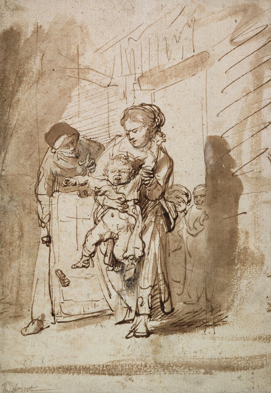 Il bambino indisciplinato da Rembrandt van Rijn