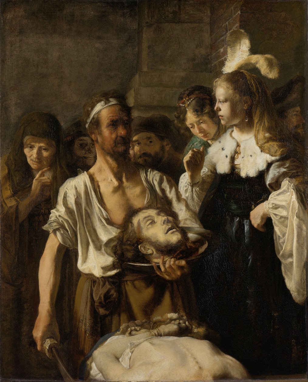 La decapitazione di San Giovanni Battista da Rembrandt van Rijn