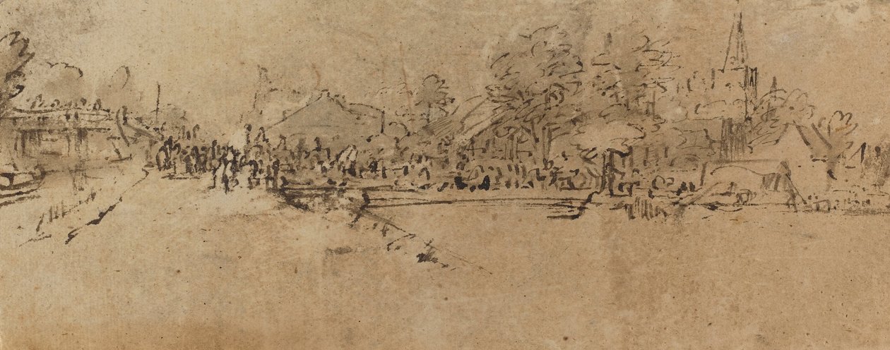 Veduta di Diemen da Rembrandt van Rijn