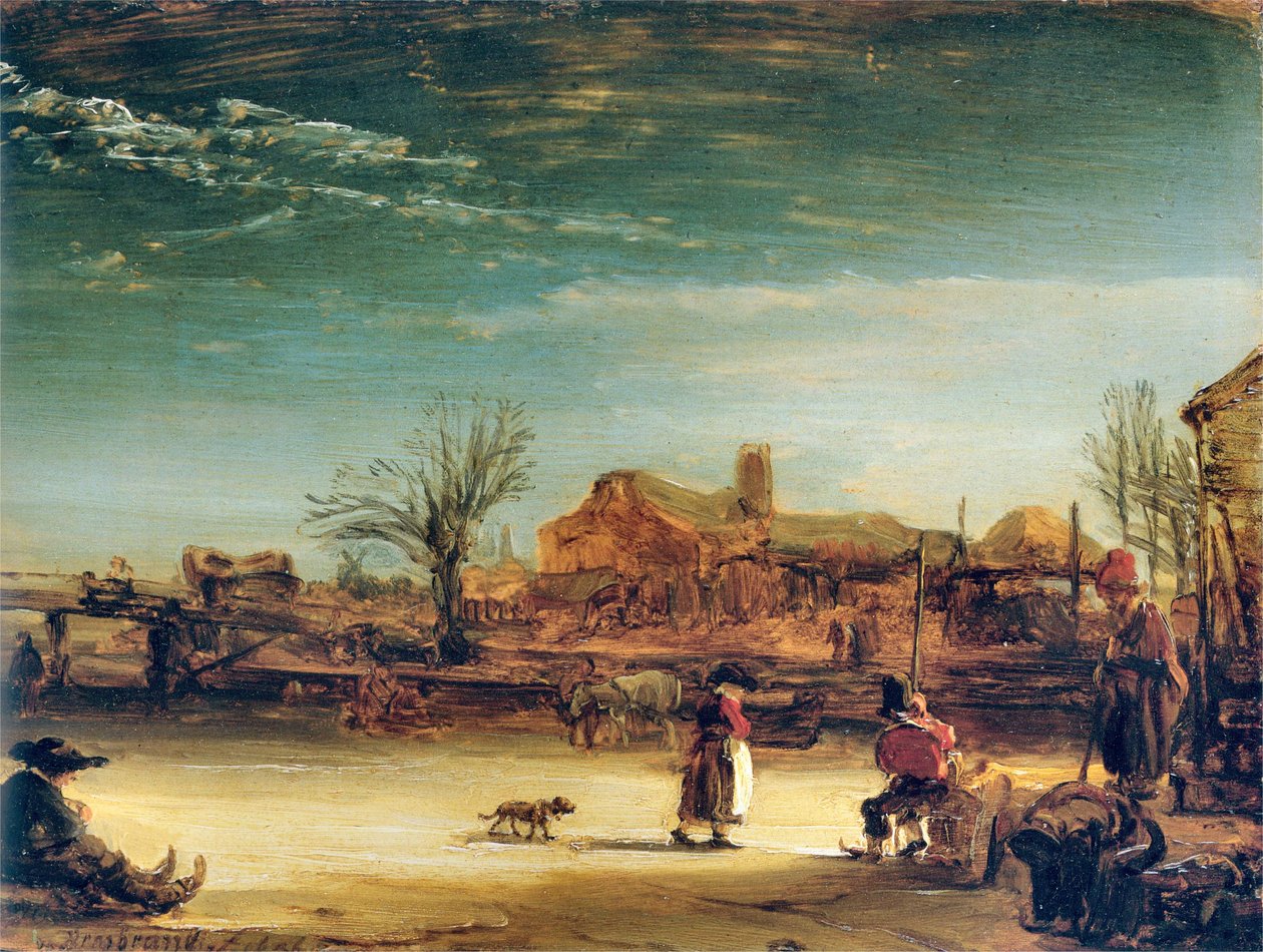 Paesaggio invernale da Rembrandt van Rijn