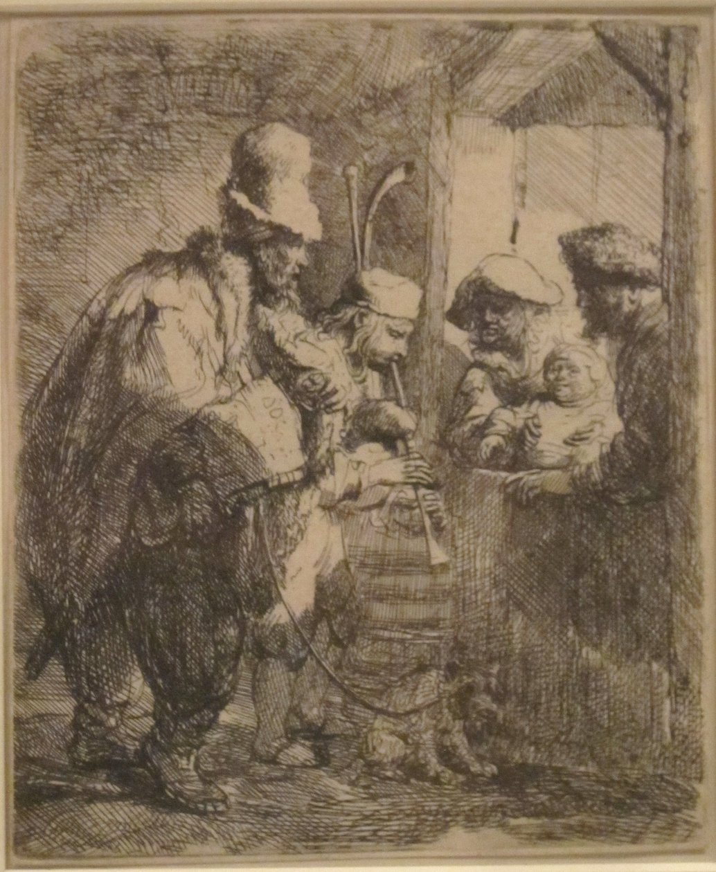 I musicisti ambulanti da Rembrandt
