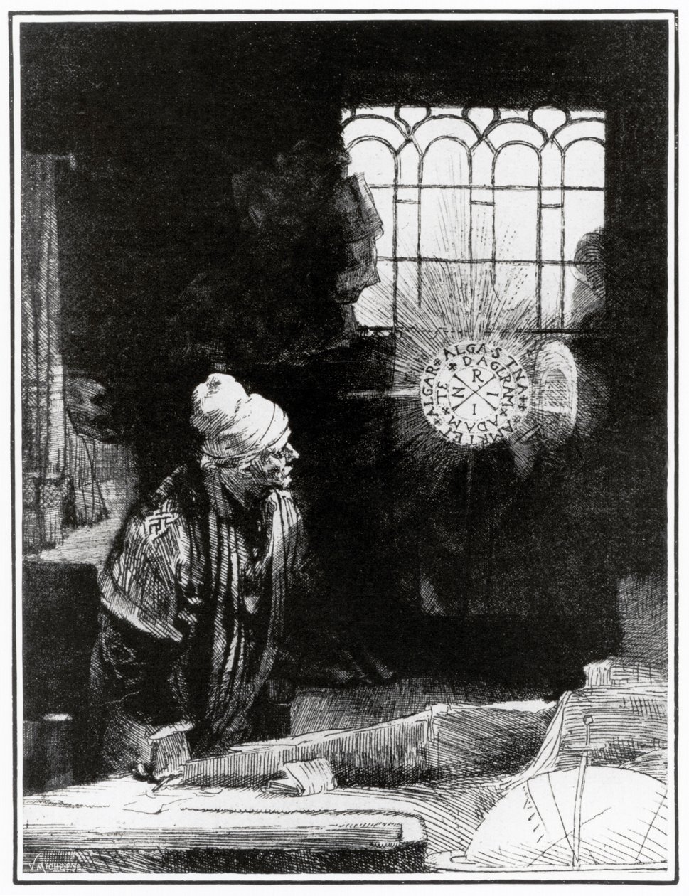Faust di Goethe da Rembrandt Harmensz. van Rijn (after)
