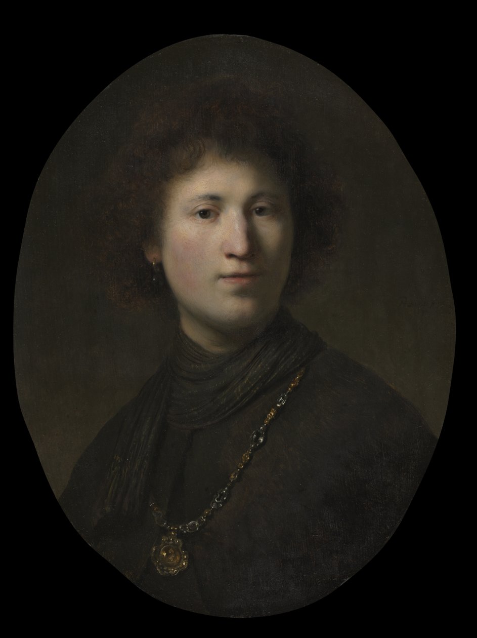 Un giovane con una catena da Rembrandt van Rijn
