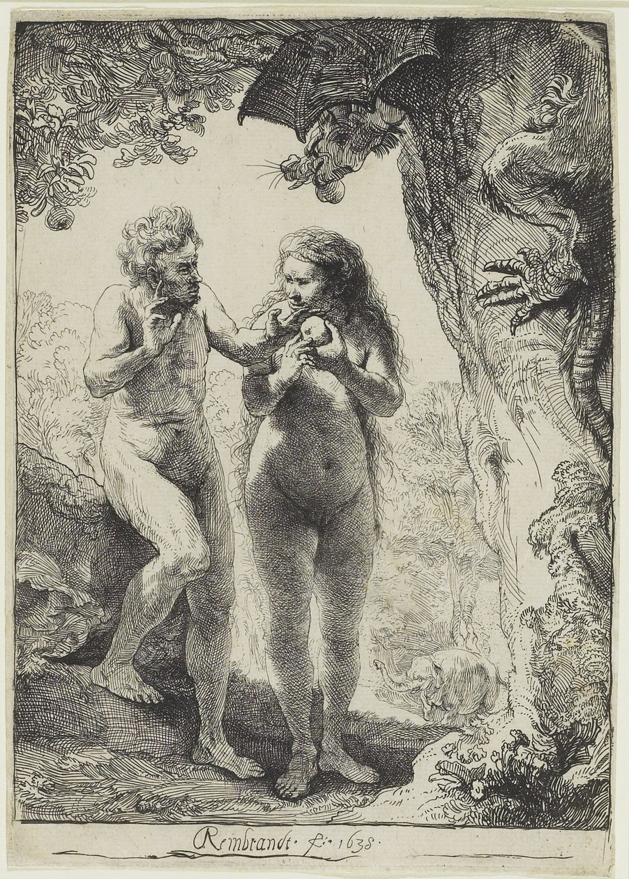 Adamo ed Eva da Rembrandt van Rijn