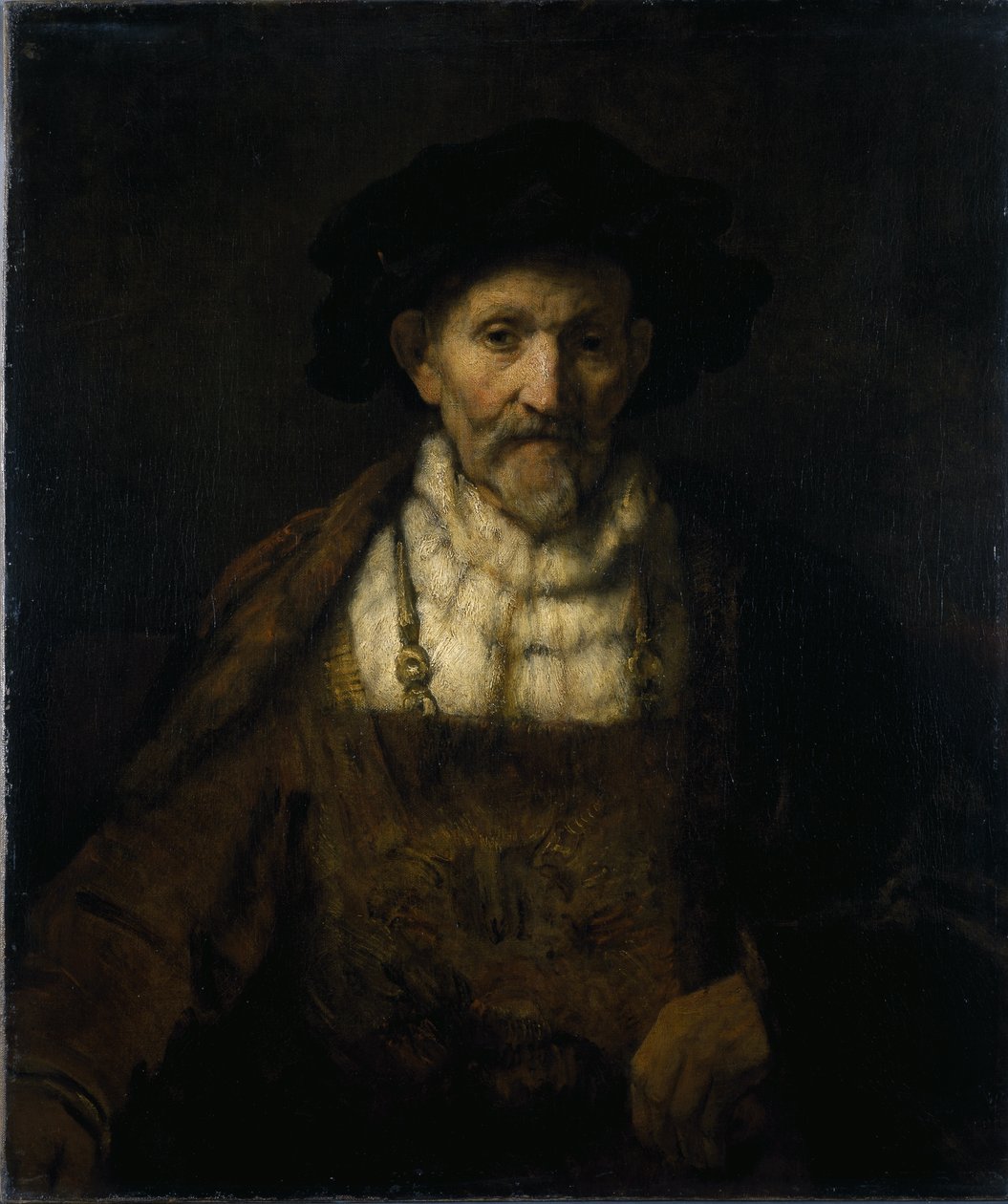 Un vecchio in costume fantasioso da Rembrandt Harmensz. van Rijn