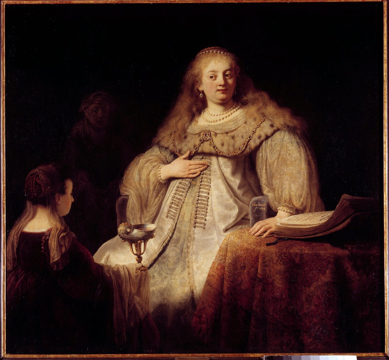 Artemisia. Artemisia I, regina della città di Alicarnasso nel IV secolo a.C. da Rembrandt van Rijn