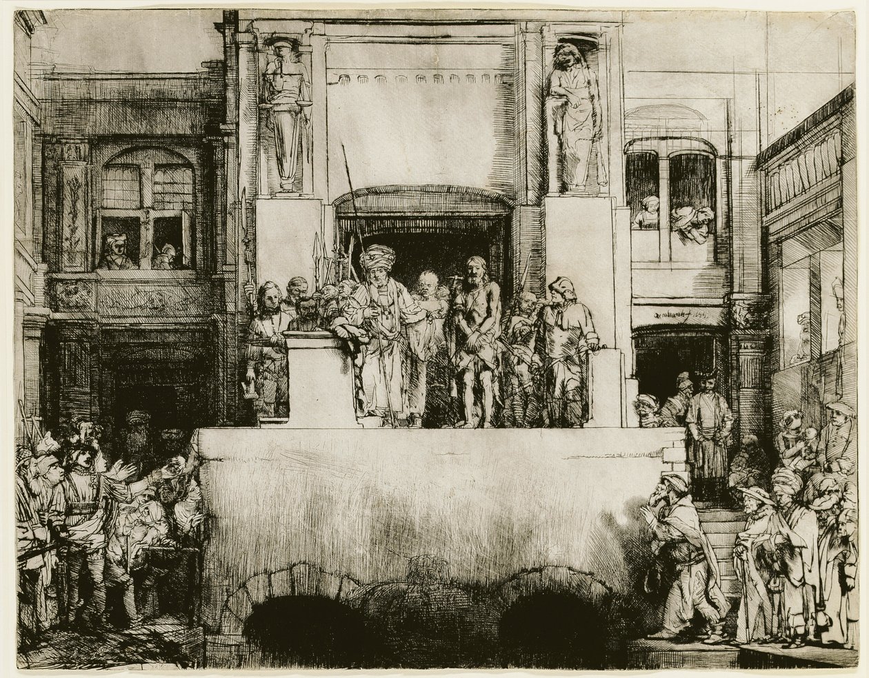 Cristo presentato al popolo da Rembrandt van Rijn