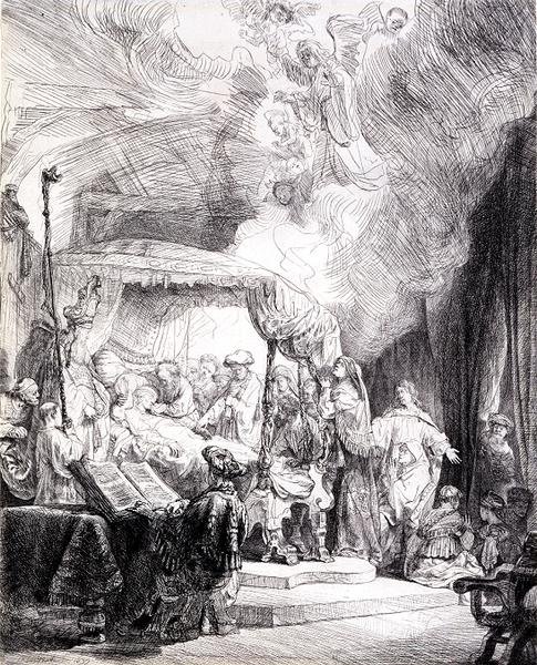 Morte della Vergine da Rembrandt Harmensz. van Rijn