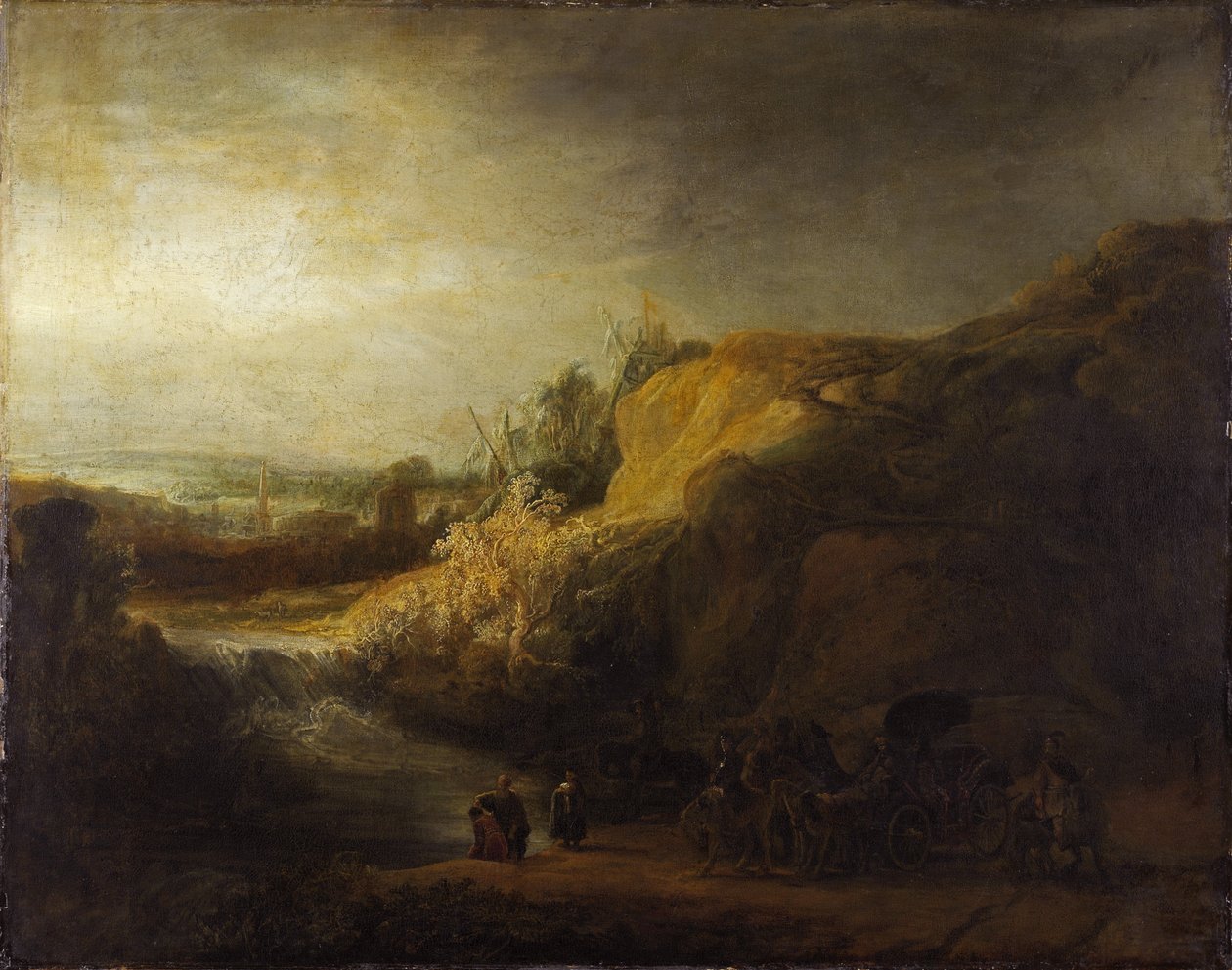 Paesaggio con battesimo dell