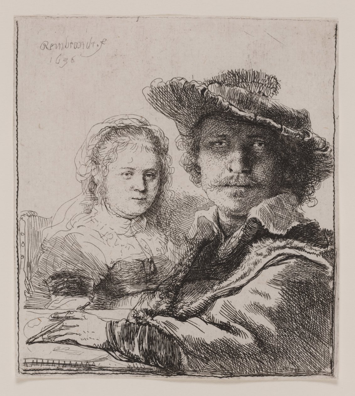 Autoritratto con Saskia da Rembrandt van Rijn