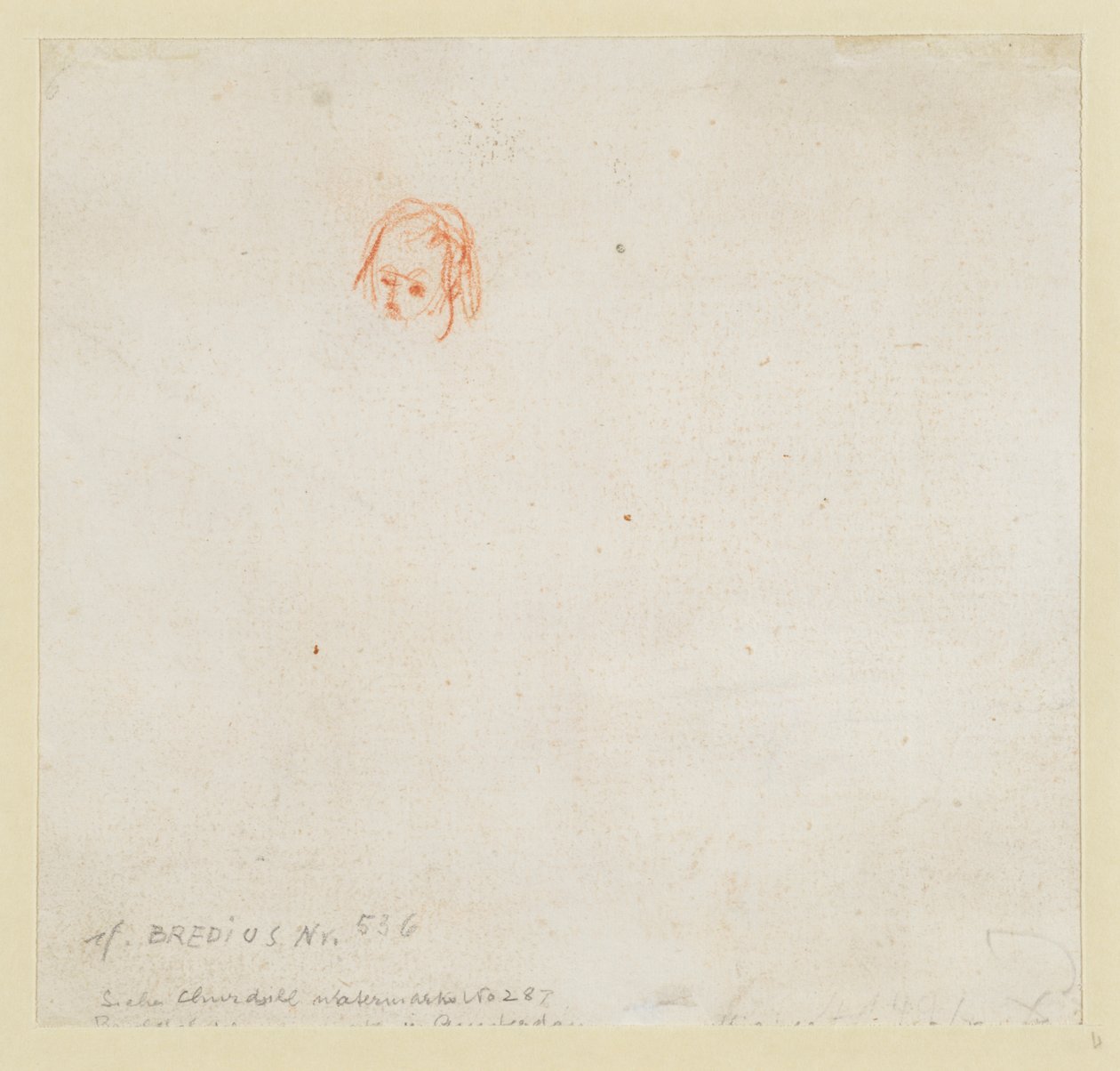 Piccolo studio di una testa da Rembrandt van Rijn