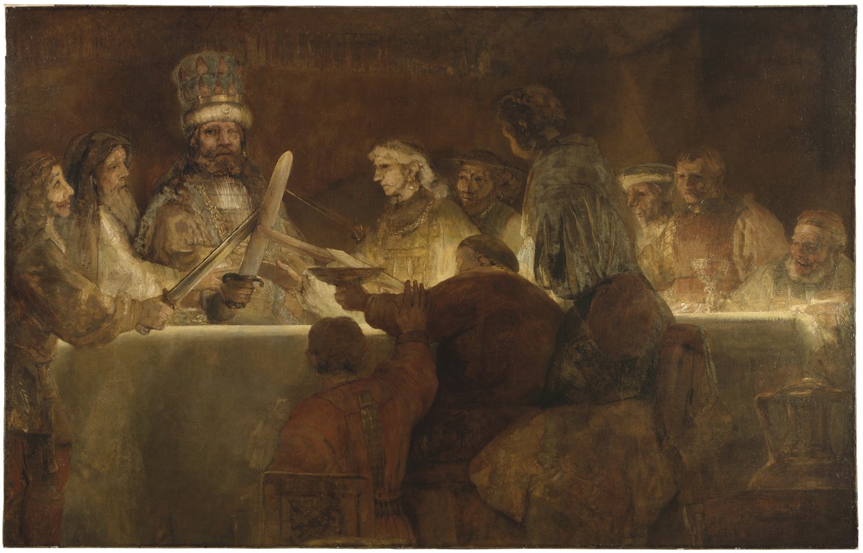 La congiura dei Batavi sotto Claudio Civile da Rembrandt van Rijn
