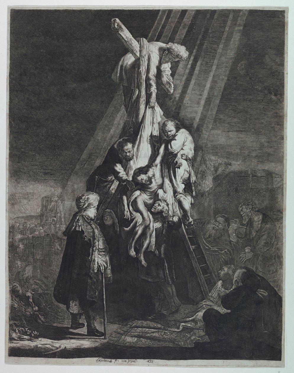 La discesa dalla croce da Rembrandt van Rijn