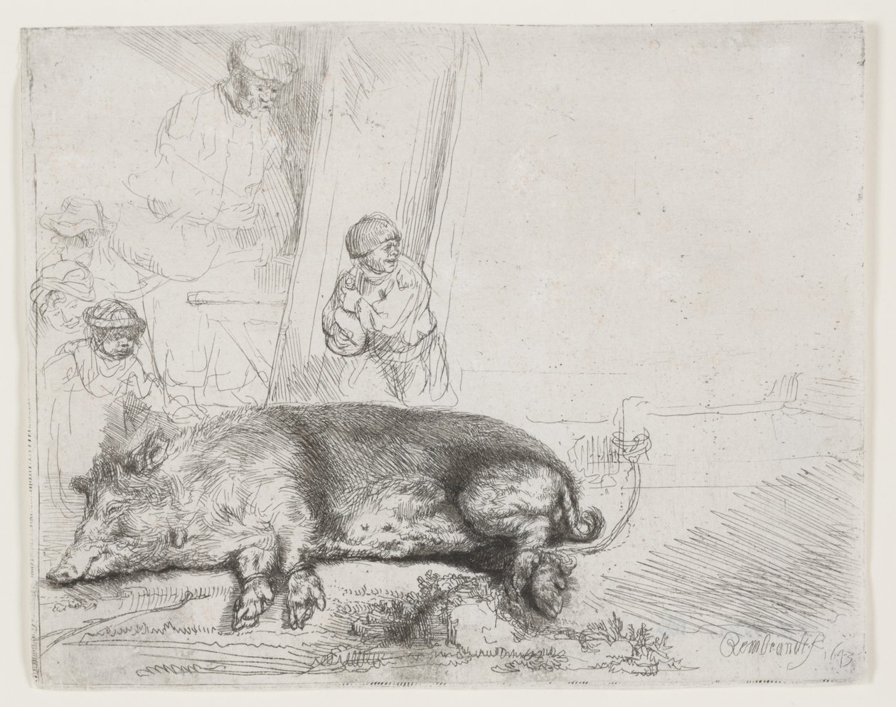 Il maiale da Rembrandt van Rijn