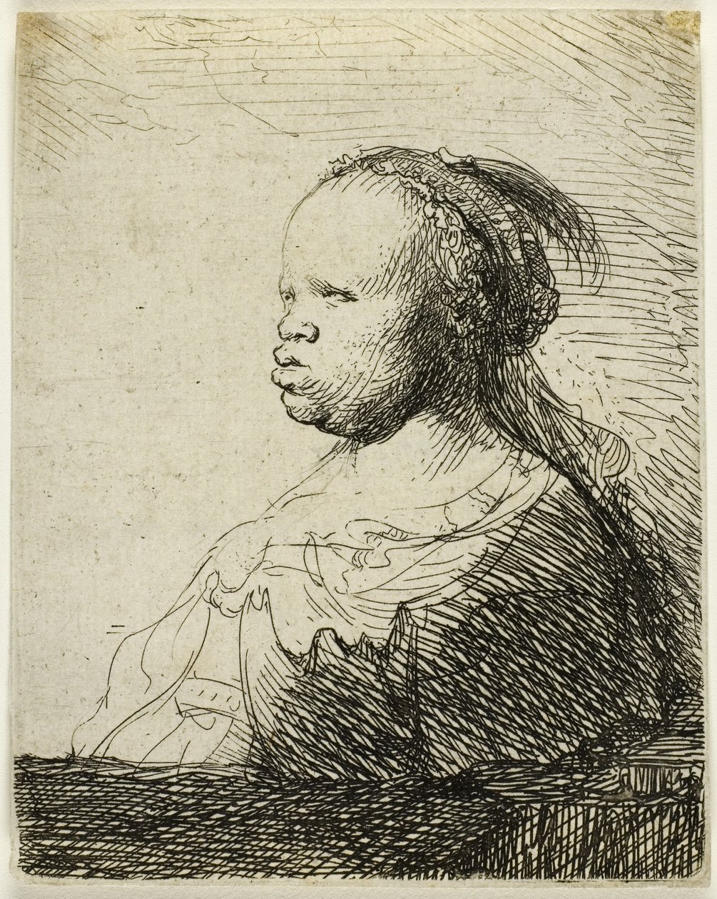 La Negressa Bianca, c.1630 da Rembrandt Harmensz. van Rijn