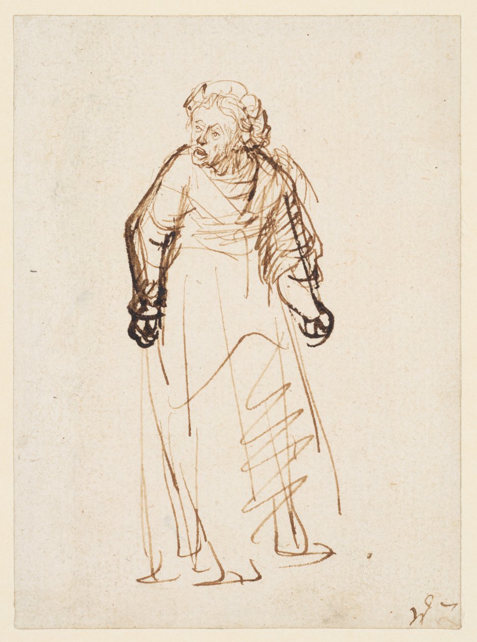 Donna che rimprovera da Rembrandt Harmensz. van Rijn