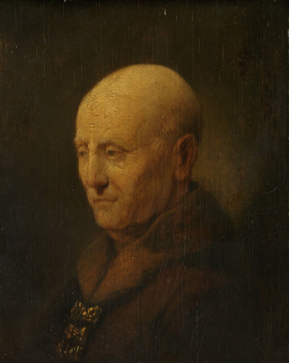 Ritratto di un uomo, forse il padre di Rembrandt, Harmen Gerritsz van Rijn da Rembrandt van Rijn (copy after)