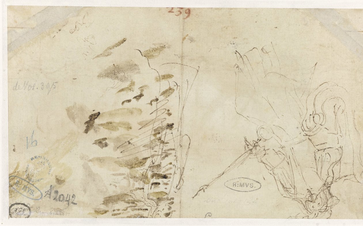 Aman davanti ad Assuero da Rembrandt van Rijn (school of)