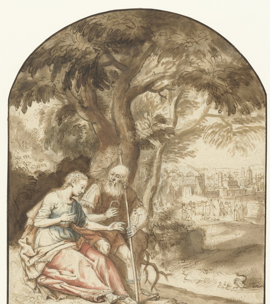 Giuda e Tamar da Rembrandt van Rijn (school of)
