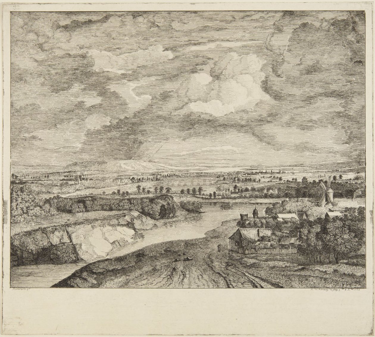 «---- Tempesta» da Rembrandt da Rembrandt van Rijn