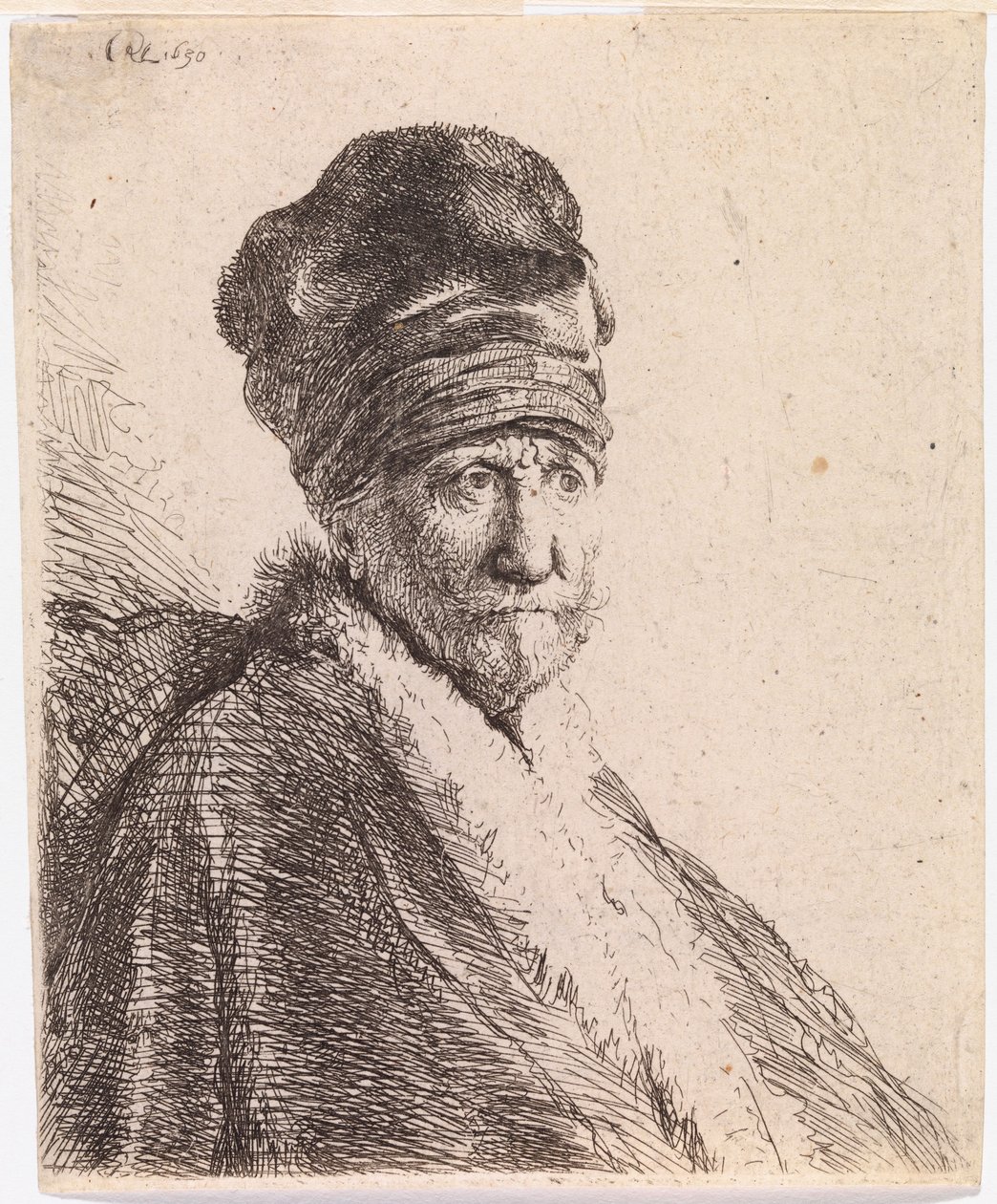 Un uomo con il turbante (il padre di Rembrandt) da Rembrandt van Rijn