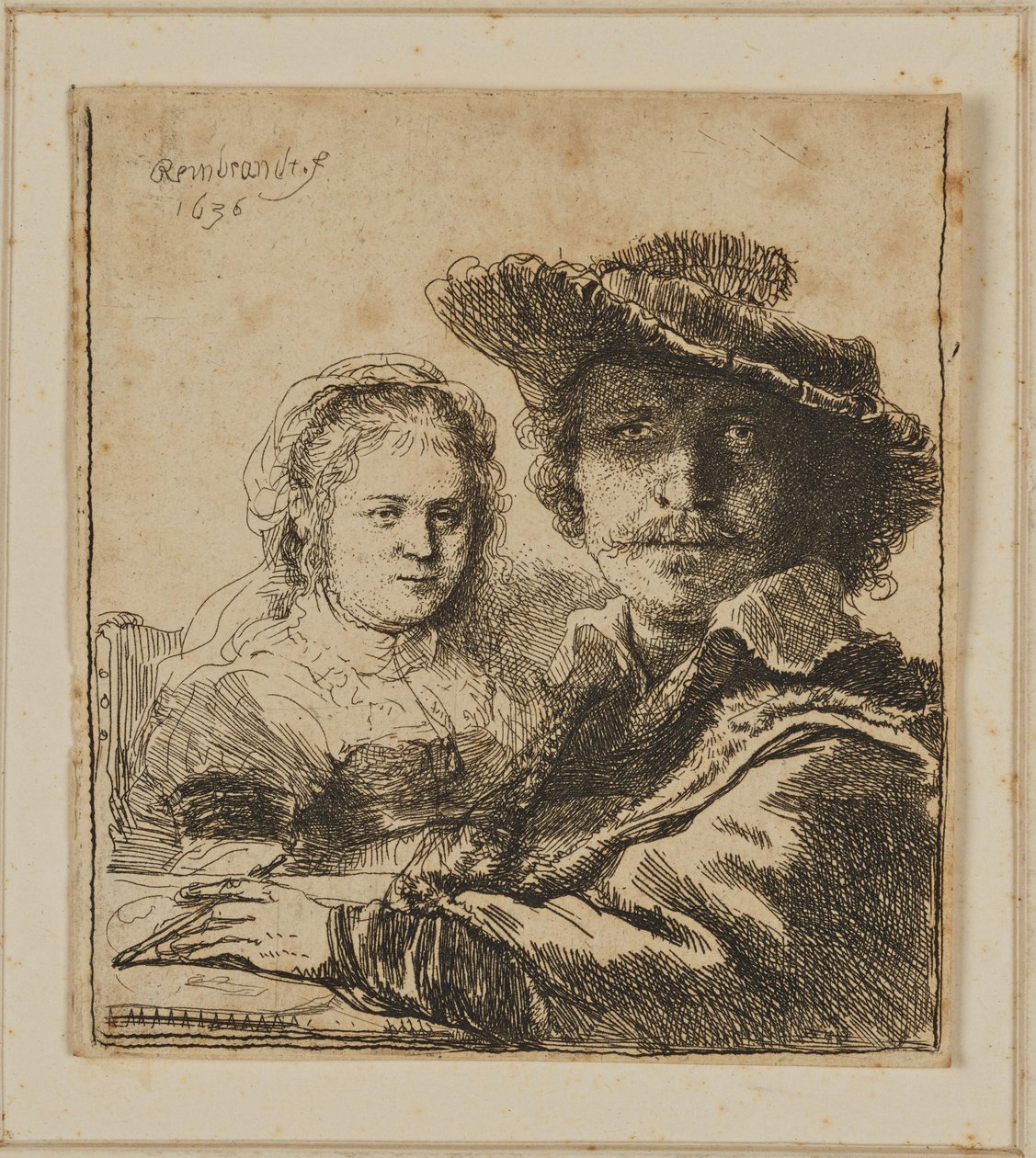 Un pittore e sua moglie da Rembrandt van Rijn