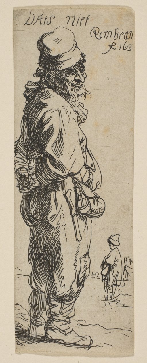Un contadino risponde: Dats niet da Rembrandt van Rijn