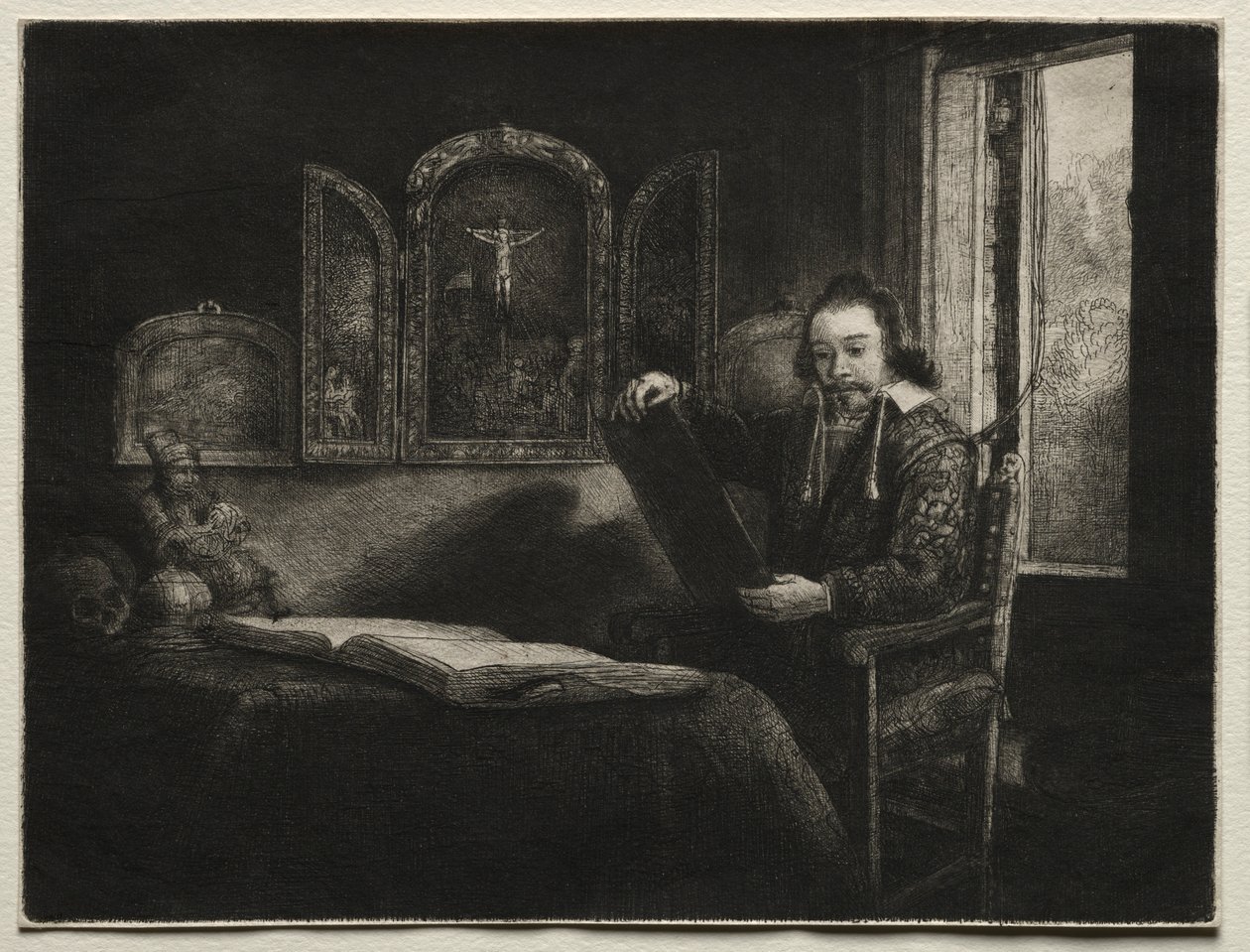 Abraham Francen, Farmacista, c1657 da Rembrandt van Rijn