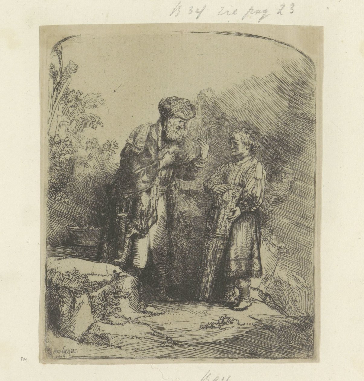 Abramo e Isacco da Rembrandt van Rijn