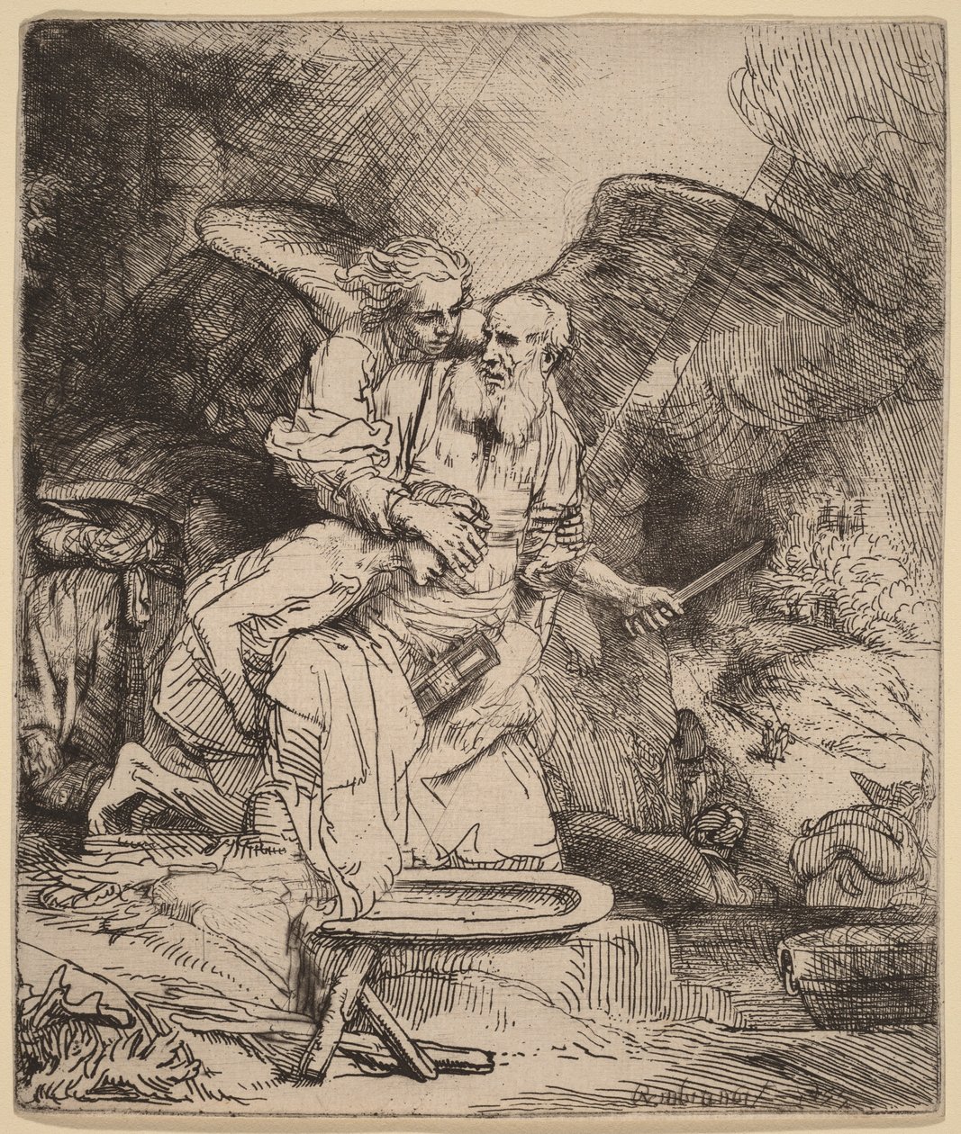 Il sacrificio di Abramo von Rembrandt van Rijn
