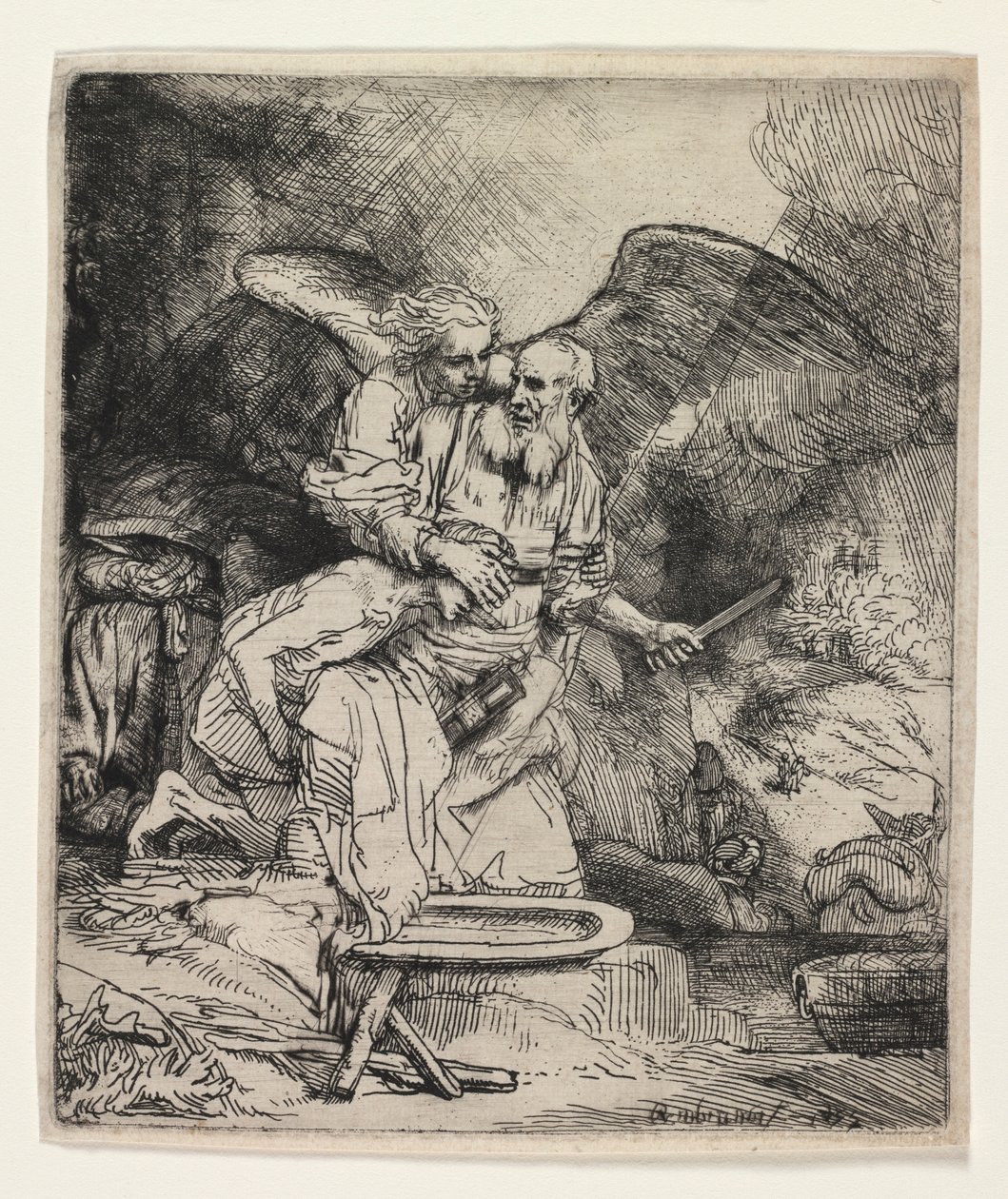 Il sacrificio di Abramo, 1655 da Rembrandt van Rijn