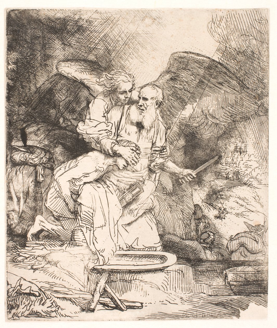 Il sacrificio di Abramo da Rembrandt van Rijn