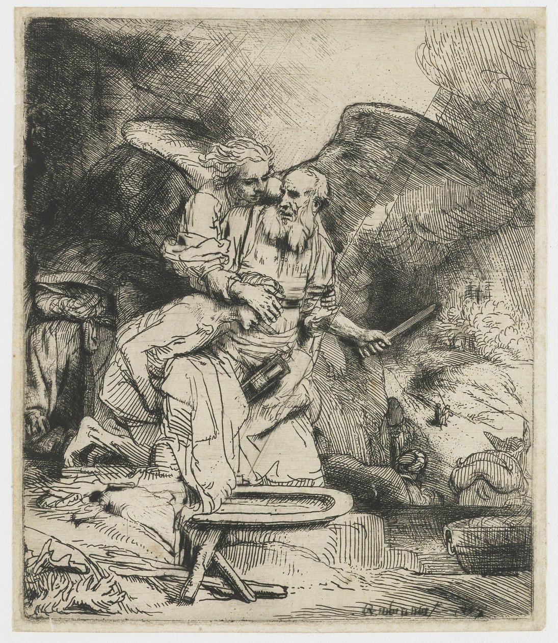Il sacrificio di Abramo da Rembrandt van Rijn