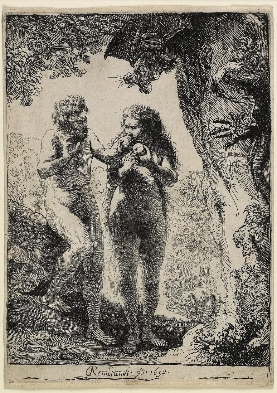 Adamo ed Eva da Rembrandt van Rijn