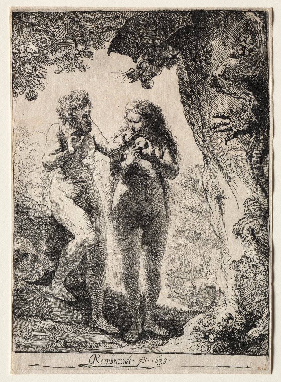 Adamo ed Eva da Rembrandt van Rijn