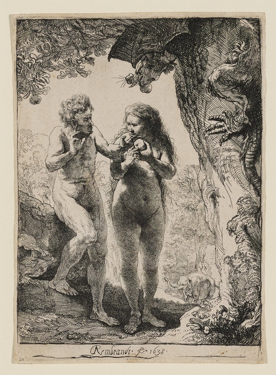 Adamo ed Eva da Rembrandt van Rijn