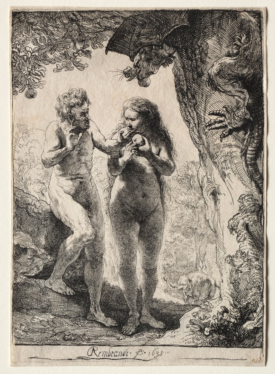 Adamo ed Eva da Rembrandt van Rijn