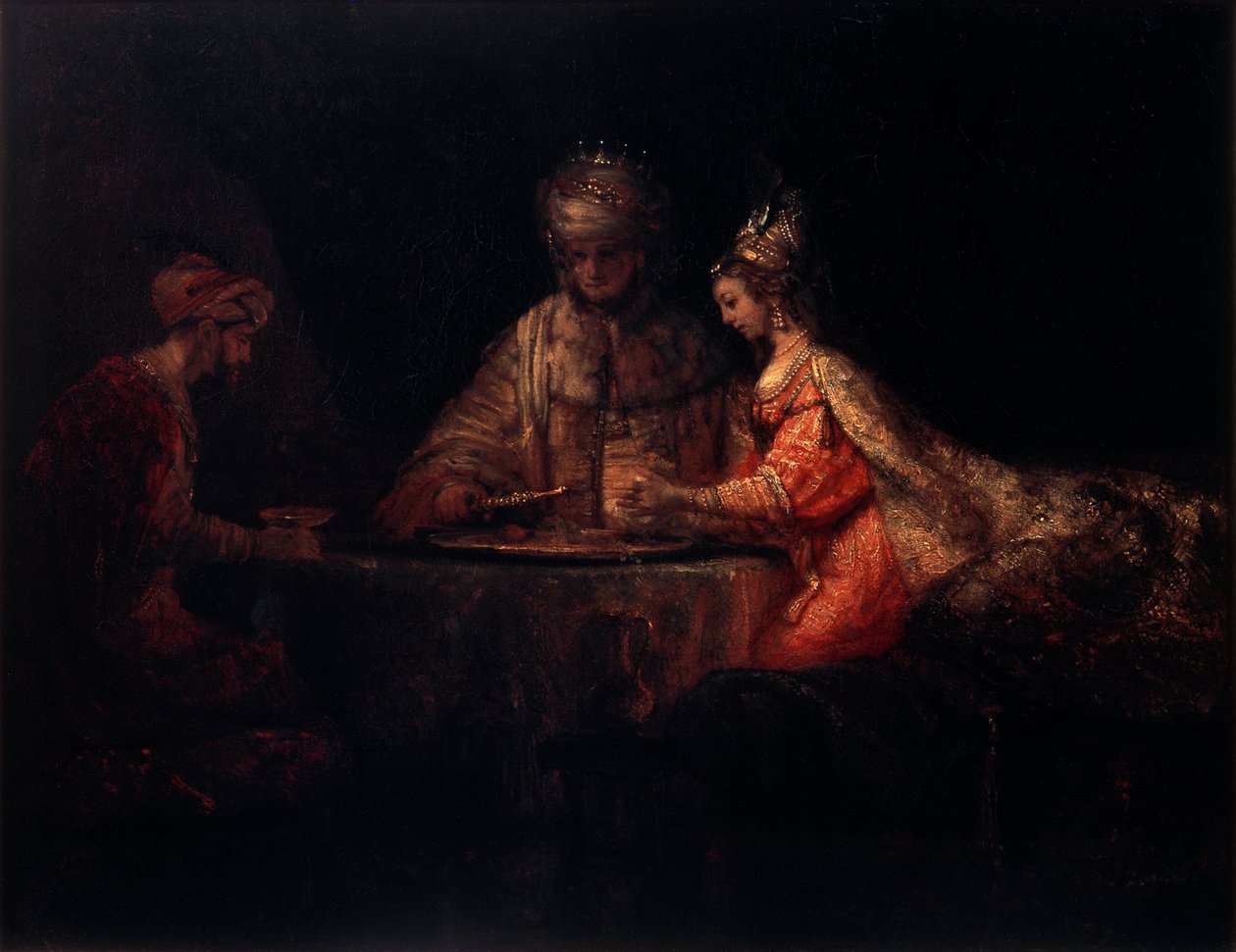 Assuero, Aman ed Ester, 1660 da Rembrandt van Rijn
