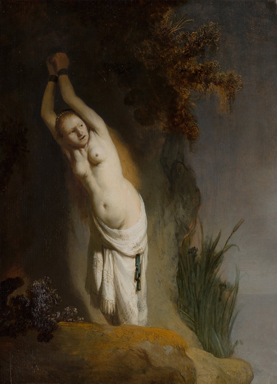 Andromeda incatenata alle rocce, c.1630 da Rembrandt van Rijn