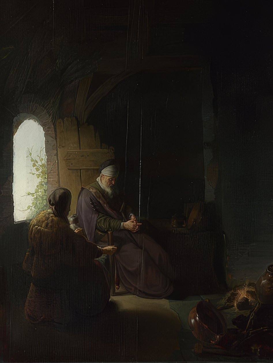 Anna e il cieco Tobia da Rembrandt van Rijn