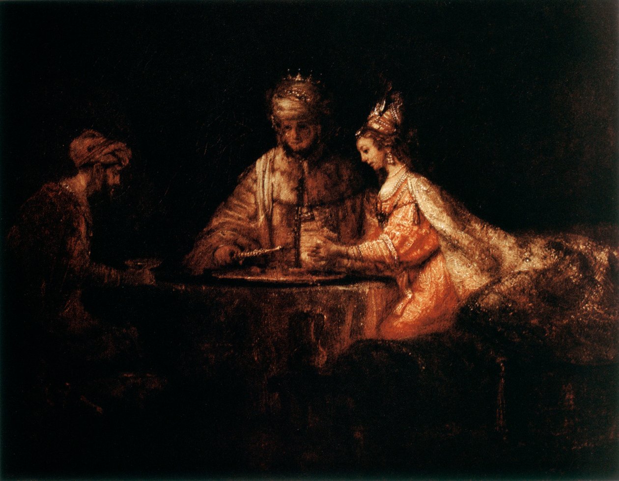 Assuero, Aman ed Ester, 1660 da Rembrandt van Rijn