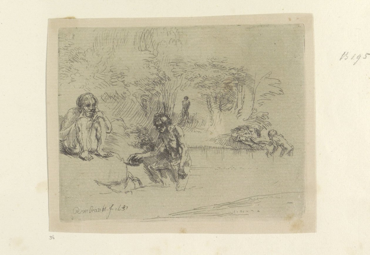 Bagnanti da Rembrandt van Rijn
