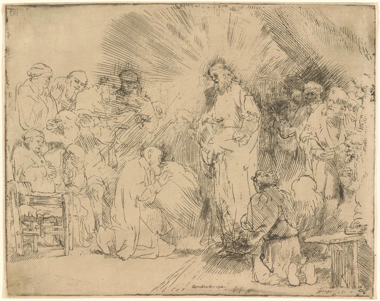 Cristo che appare agli apostoli da Rembrandt van Rijn